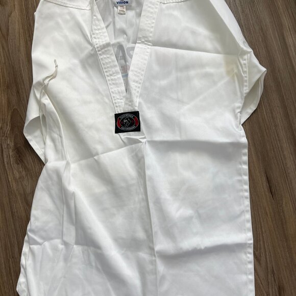 Taekwondo Sport Karate Classic White Adult Sport Uniform Size 5/190 - Picture 2 of 13